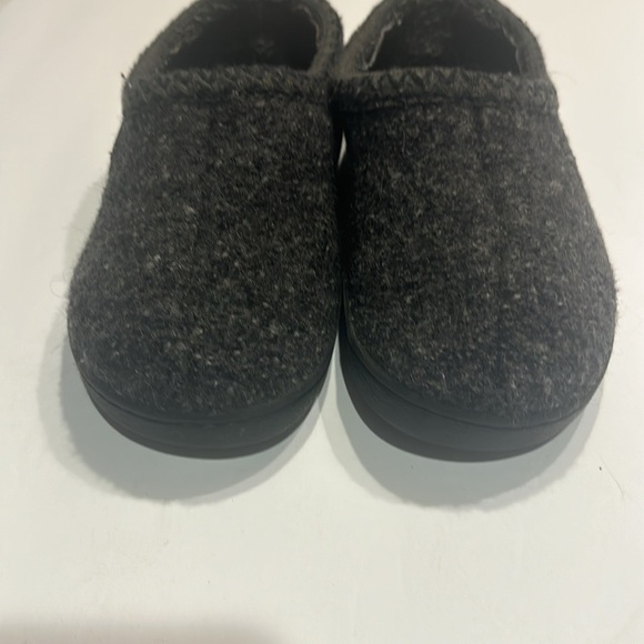 Haflinger charcoal grey slip on clogs shoes pure new wool from Germany size 38 - Picture 5 of 9